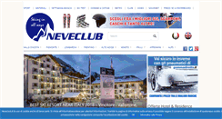 Desktop Screenshot of neveclub.it